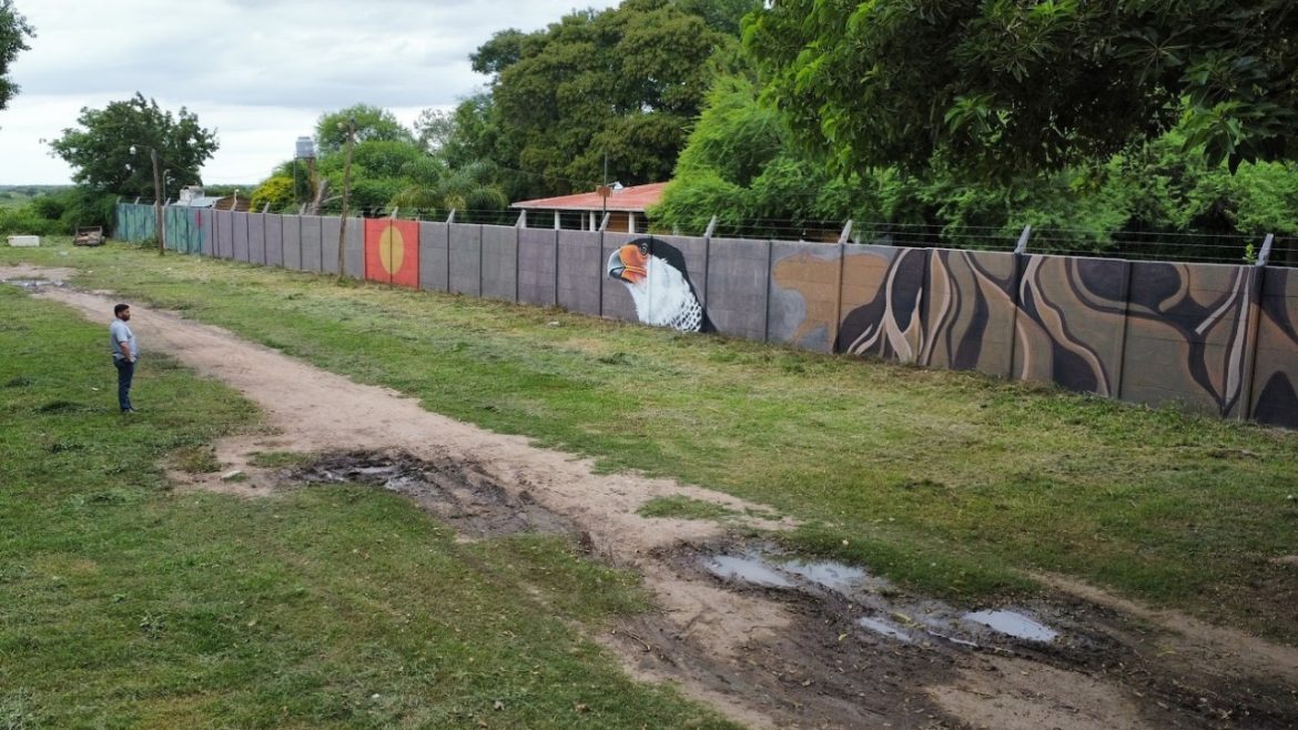 pintura en mural